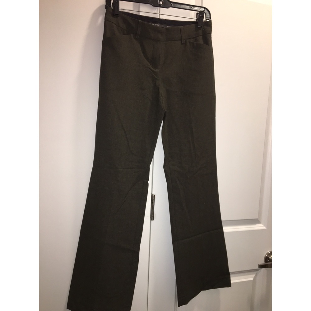 Olive green dress pants